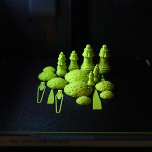 Mini mushroom bookmarks, keychains and decoration