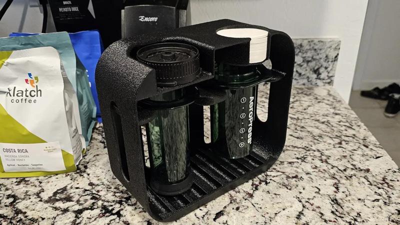 Simple Station for AeroPress