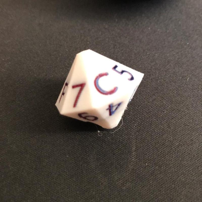 Hexadecimal D16 Dice   