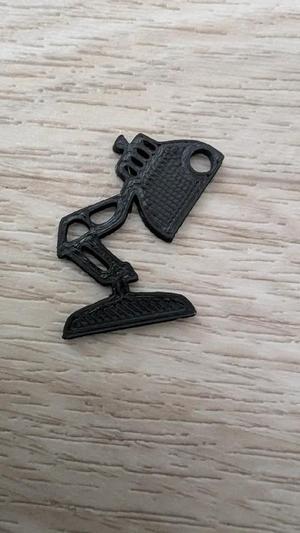 Disney pixar lamp keychain   