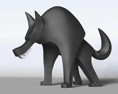Wolf Beast Creature Figure Fan Art Toy