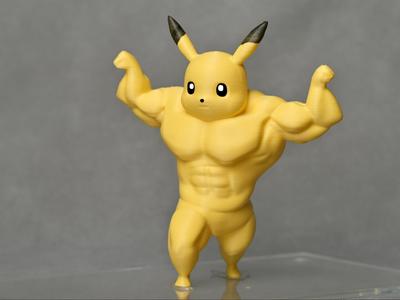 Muscular Pikachu