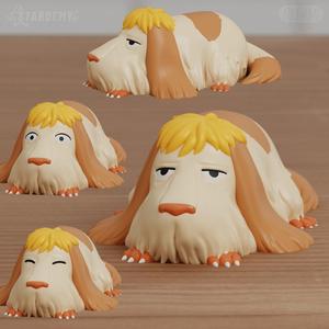 Heen Howl Chibi Moving Castle 3 models No Supports