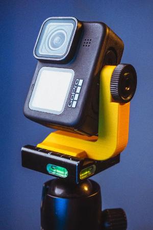 Vertical GoPro Mount with Swiss arca tripod palte