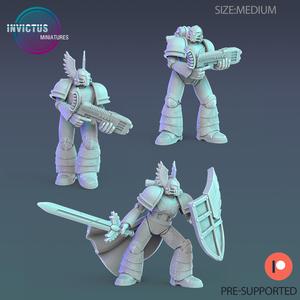 Dark Knights Scout Set / Alien Soldier / Space Officer / Cyberpunk Warrior / Cosmic Invasion / Trooper Attack / Sci-Fi Encounter