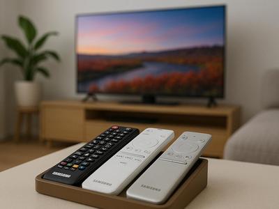 Horizontal remote control holder - can be resized