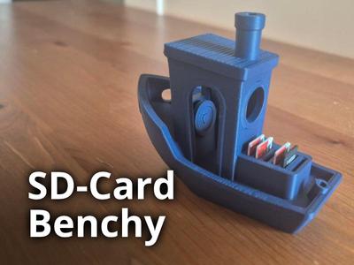Benchy Micro SD Card Holder