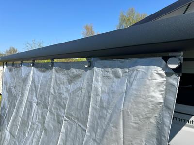 Awning Attachment for Standard Grommet Tarpaulin