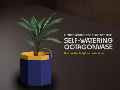 Self-Watering OctagonVase