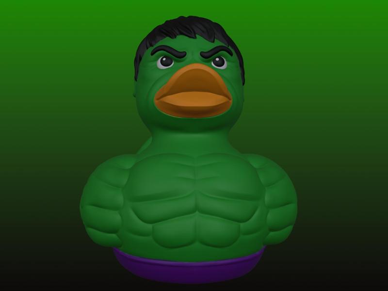 The Hulk Rubber Duck