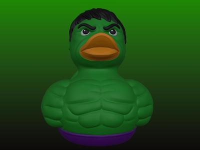 The Hulk Rubber Duck