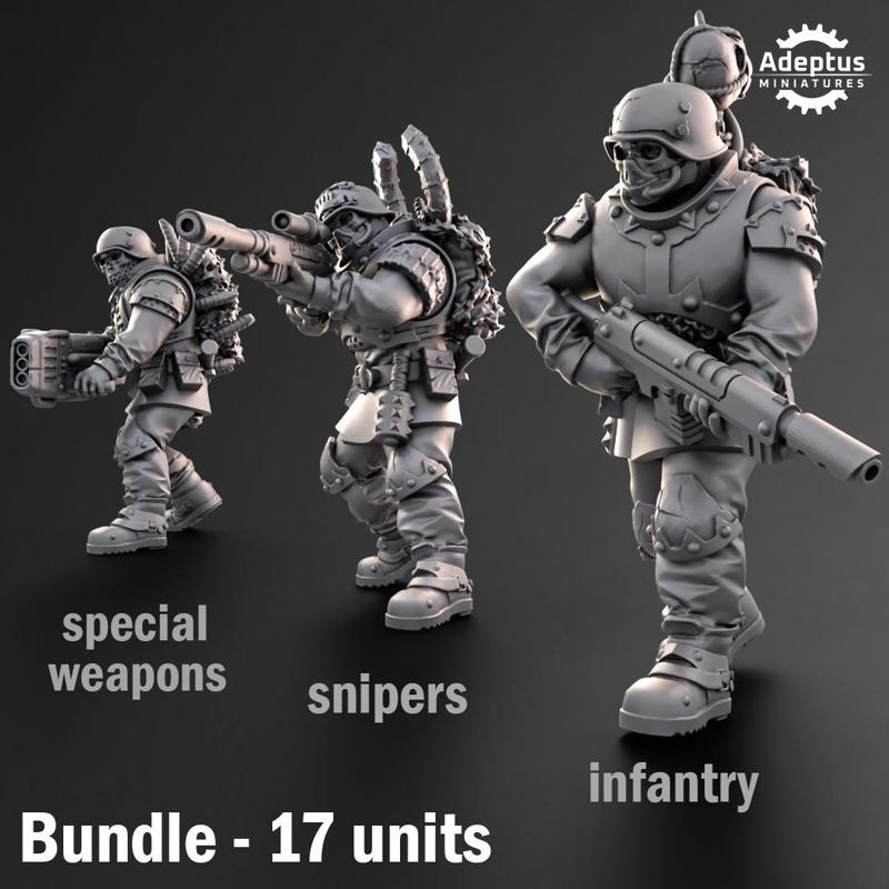 Infantry Bundle. Varrox regiment. Renegades and Heretics.