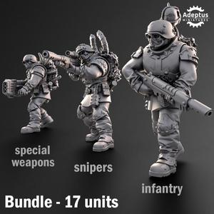 Infantry Bundle. Varrox regiment. Renegades and Heretics.