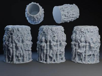 Jain Temple Column Cup