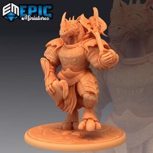 Rhino Folk Champion Drinking / Rhinofolk Warrior / Heavy Armor Soldier