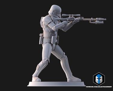 Death Trooper Figurine – Pose 3 – 3D Print Files