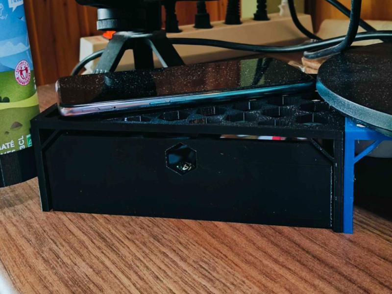 "Modular" Monitor riser for A1 mini with drawers