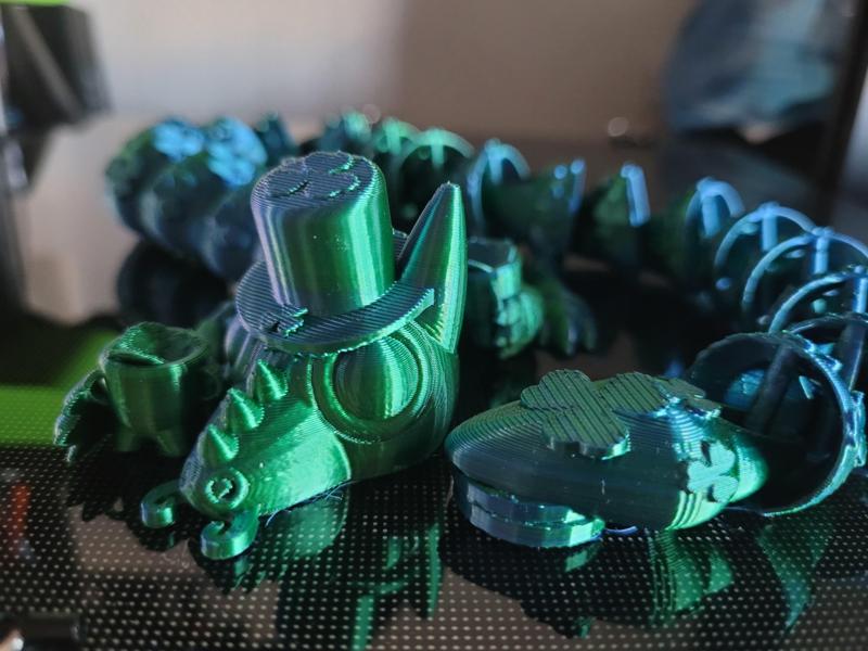 Clover the St. Patericks day dragon