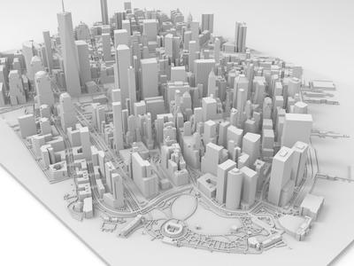 Cityscape New York Manhattan USA