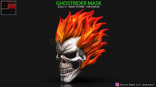 Ghost Rider mask -Agents of SHIELD – Marvel comics