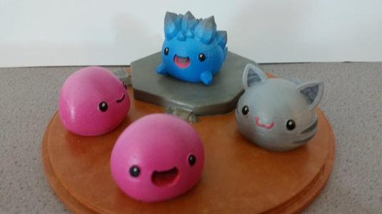 Slime Rancher – Pink Slime, Tabby Slime and Rock Slime