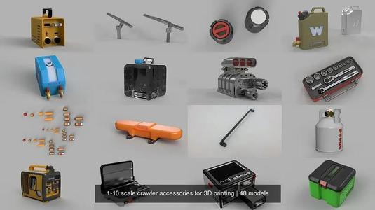 1/10 Scale RC Crawler Accessories Bundle