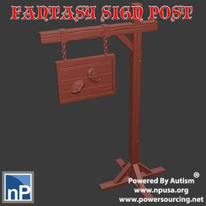 Fantasy Store Signpost