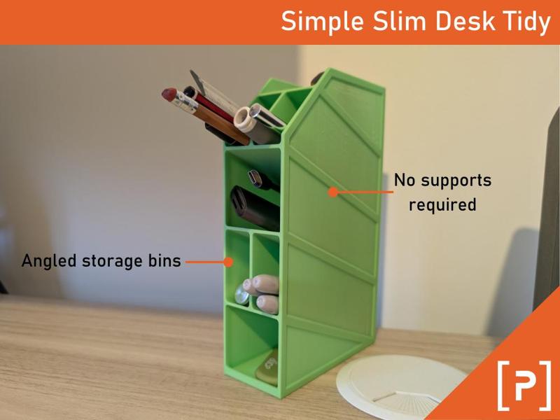 Simple Slim Desk Tidy