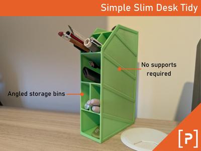Simple Slim Desk Tidy