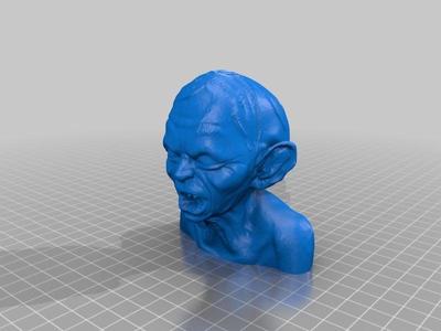 Gollum Bust