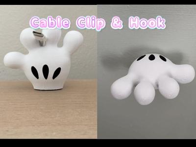 Mickey Cable Organizer and Hook