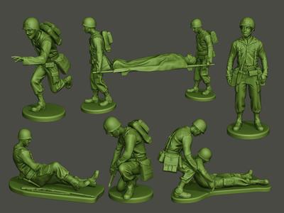 American Medic soldiers ww2 A8 Pack