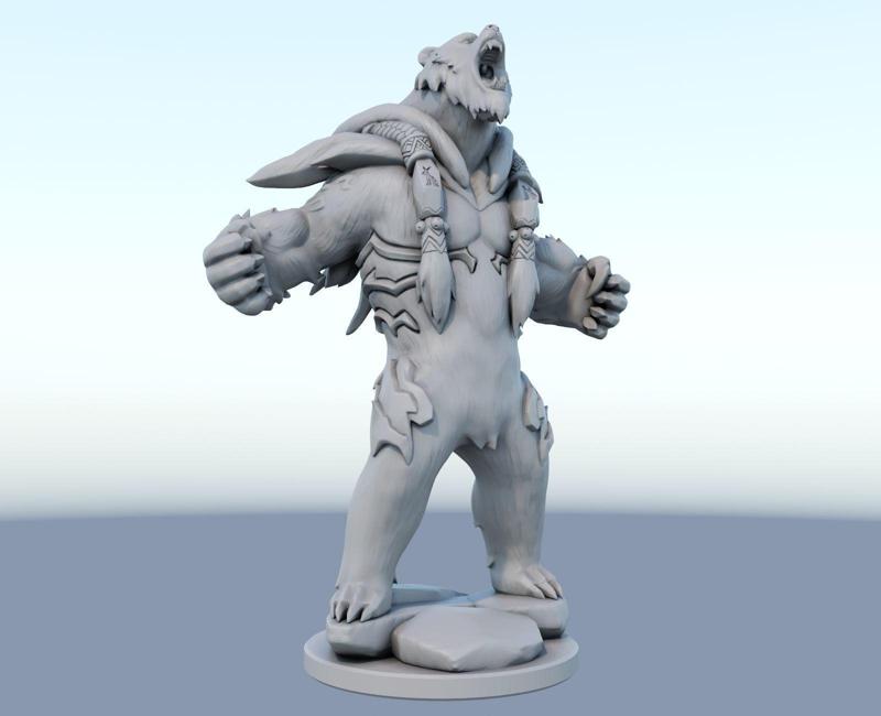 volibear League of Legends 3D print model