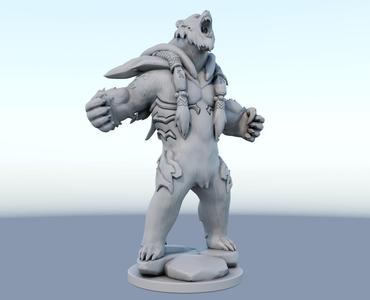 volibear League of Legends 3D print model