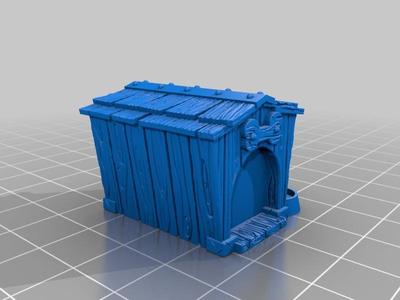 Dog Kennel (28mm scale)