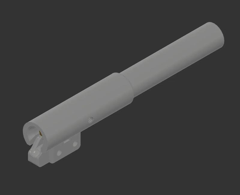 Airsoft KWA kz.61 GBB TM-Spec Outer Barrel Assembly (WIP PROTOTYPE)   