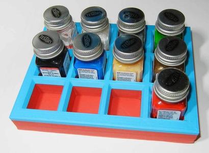 Testors paint bottle holder
