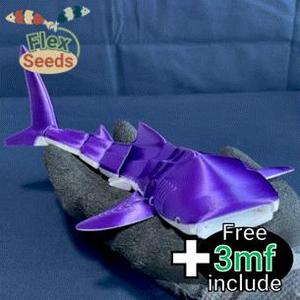 Flexi Whale Shark (Print-in-place)