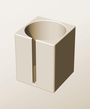 CS96-130-S Modular stacking slotted container for home decor