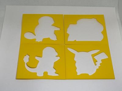 Pokemon Starter Stencils