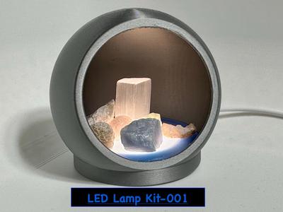 Illuminated Crystal Display using Lamp Kit-001