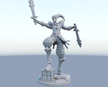 shaco 3D Print Model from League of Legends
