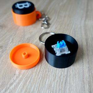 Bitcoin Keycap Fidget Clicker