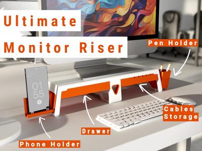 The Ultimate Screen Riser and Desk Organizer
