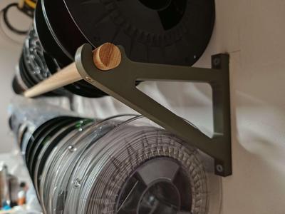 Spool wall holder