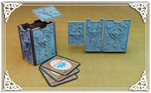 Star glazing card holder
