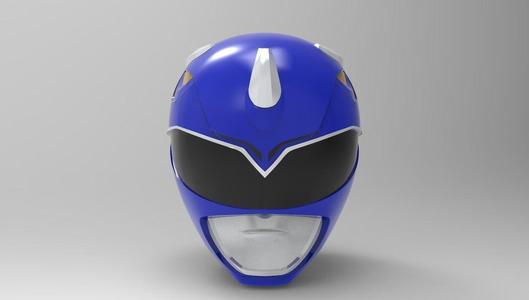Blue Ranger Helmet from MMPR for 3D Printing