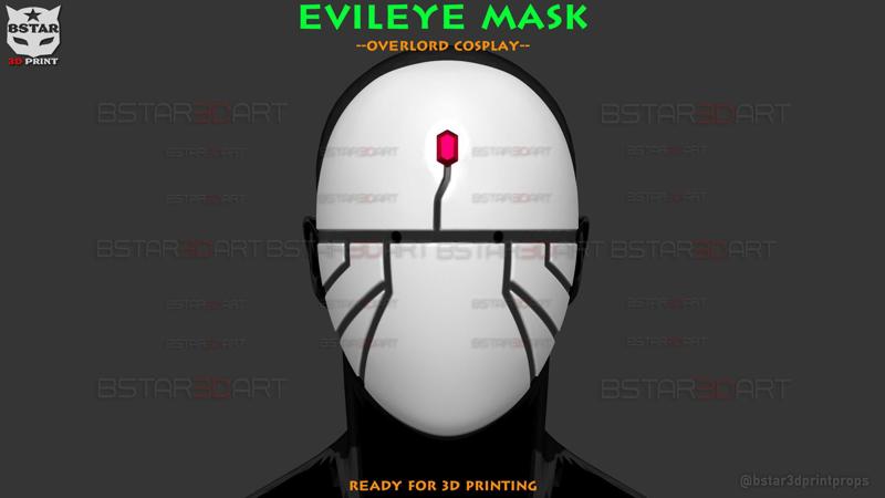 Evileye Half Mask – Overlord Cosplay