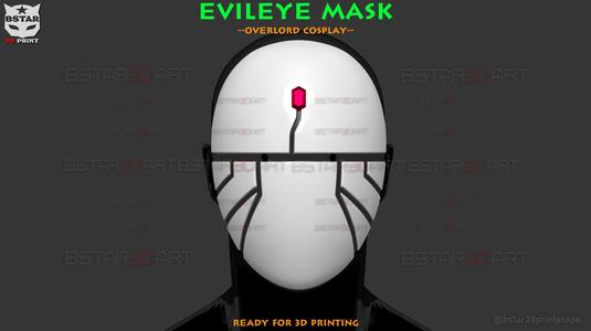 Evileye Half Mask – Overlord Cosplay