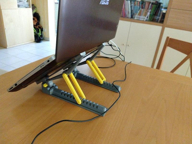 Strong Light Repositionable Laptop Stand